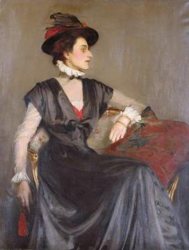 Portrait Of Monica Boyd Artwork by George Spencer Watson