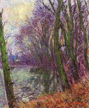 The Mare in Winter Artwork by Gustave Loiseau