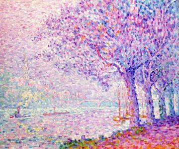 Saint-Cloud Artwork by Paul Signac