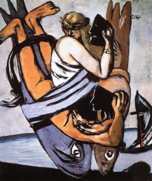 Journey o the Fish Artwork by Max Beckmann