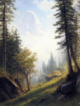 Among The Bernese Alps Artwork by Albert Bierstadt