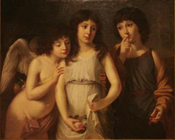 The Three Children of Monsieur Langlois Artwork by Robert Lefevre