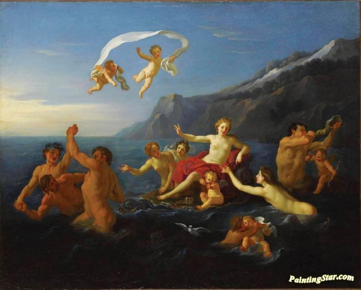 Triumph of Amphitrite Artwork by Bon Boullogne