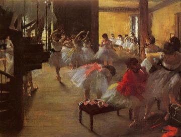 The Dance Class Artwork by Edgar Degas