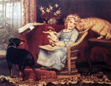 The Rivals Artwork by Charles Burton Barber