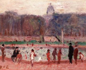 Luxembourg Garden Artwork by Georges D'espagnat