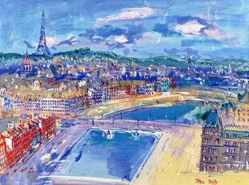 Banks Of The Seine Artwork by Raoul Dufy