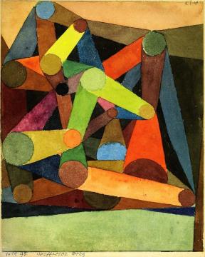Geöffneter Berg Artwork by Paul Klee