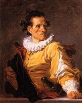 Portrait of a man called the warrior Artwork by Jean Honore Fragonard