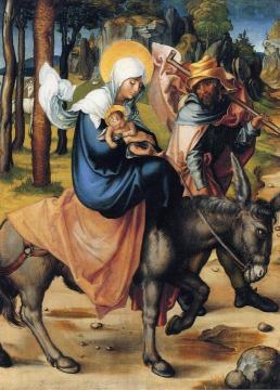 The Flight into Egypt Artwork by Albrecht Dürer