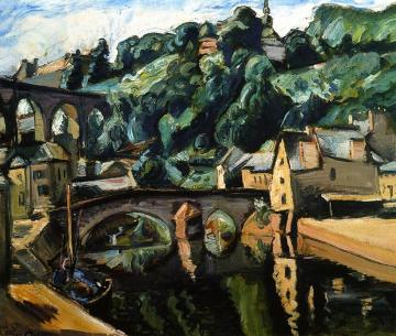 View of Dinan Artwork by Emile-othon Friesz