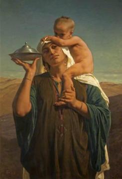 Bedouin Mother And Child Artwork by Frederick Goodall