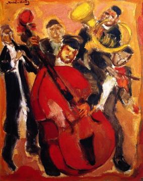 Musicians Artwork by Mané-Katz