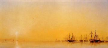 The Arrival Of Queen Victoria's Yacht In Treport Artwork by Francois Barry