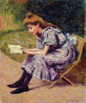 The Reader Artwork by Federico Zandomeneghi