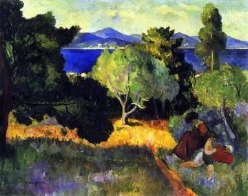 Walk at St Tropez Artwork by Henri Manguin