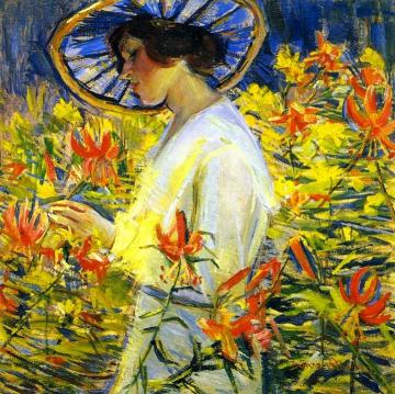 In the Garden Artwork by Donna Schuster