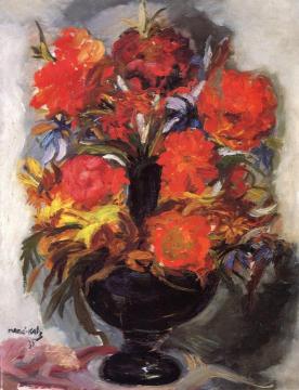 Peonies Artwork by Mané-Katz