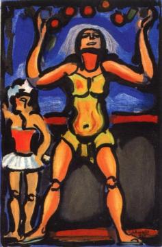 The Shooting Star Circus: Juggler Artwork by Georges Rouault