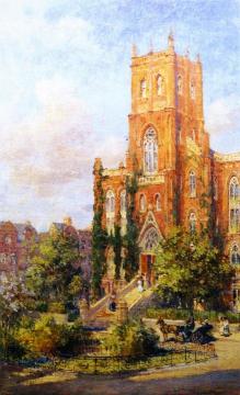 Hunter College Artwork by Colin Campbell Cooper