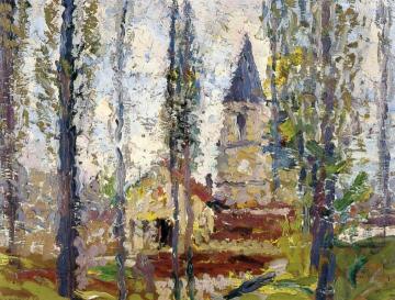 L'Eglise Artwork by Henri Martin