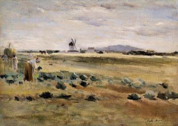 The Little Windmill at Gennevilliers Artwork by Berthe Morisot
