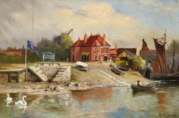 Brentford Ferry Artwork by Alexander Austen