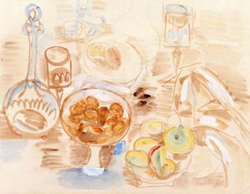 Desserts on the Table Artwork by Raoul Dufy