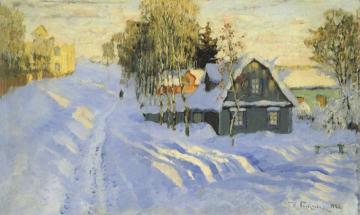 Winter Landscape Artwork by Konstantin Gorbatov