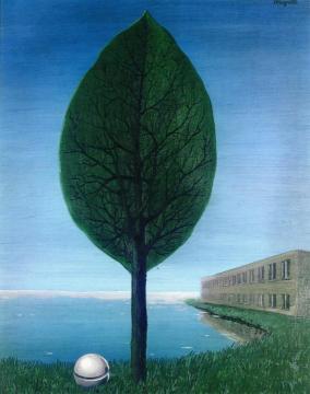 Le Miroir Vivant Artwork by Rene Magritte