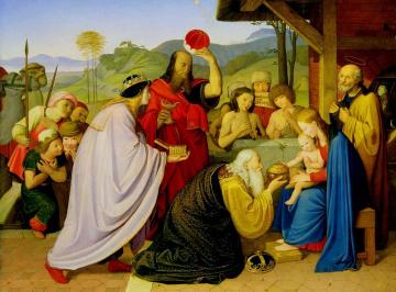The Adoration Of The Magi Artwork by Johann Friedrich Overbeck