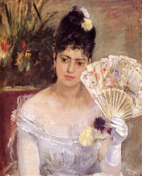 At the Ball Artwork by Berthe Morisot