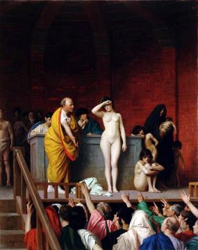Slave Market in Rome Artwork by Jean Leon Gerome