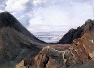 View of Naples from Vesuvius Artwork by Achille-Etna Michallon