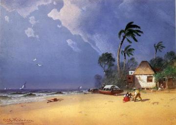 Bahamian Scene Artwork by George Washington Nicholson