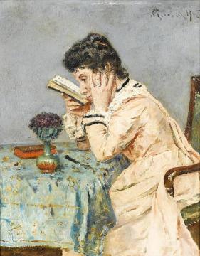 The short-sighted woman Artwork by Alfred Stevens