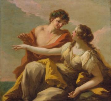 Bacchus and Ariadne Artwork by Giovanni Antonio Pellegrini