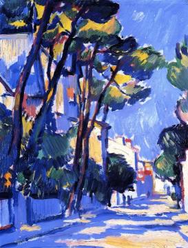 Street Scene, France Artwork by Samuel John Peploe