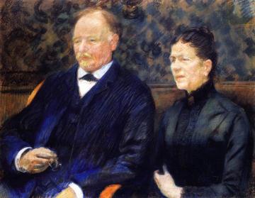 FredericGustave Schlobach and His Wife Artwork by Theo van Rysselberghe