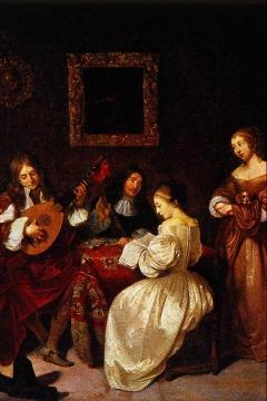 A Musical Evening Artwork by Caspar Netscher