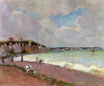 Channel Landscape Artwork by Armand Guillaumin