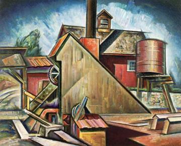 The Brick Yard Artwork by Charles Rosen