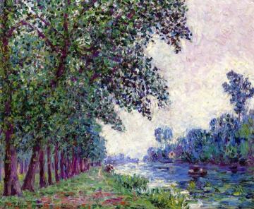 Banks of the Loing at Nemours Artwork by Francis Picabia