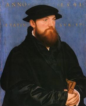 Portrait of De Vos van Steenwijk Artwork by Hans Holbein the Younger