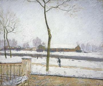 Effet de Neige Artwork by Alfred Sisley