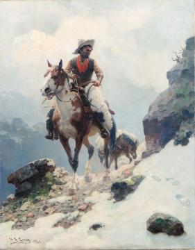 The Bear Tracker Artwork by William Robinson Leigh