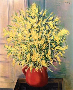 Mimosas Artwork by Moise Kisling