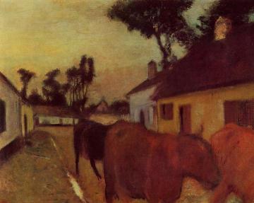 The Return of the Herd Artwork by Edgar Degas