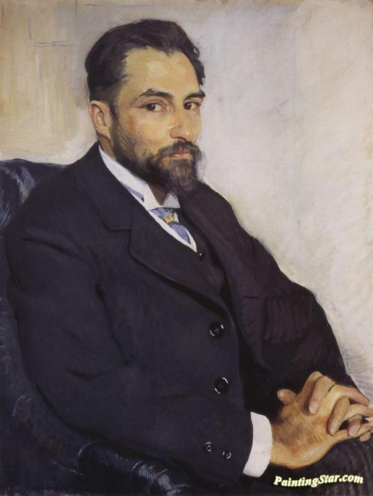 Portrait of M.N. Benois Artwork by Zinaida Serebriakova