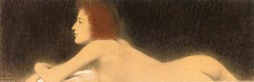 Nude Study Artwork by Fernand Khnopff
